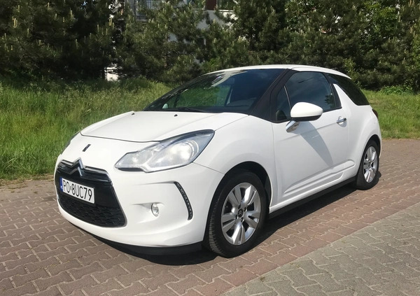 Citroen DS3 cena 20500 przebieg: 154000, rok produkcji 2011 z Poznań małe 16